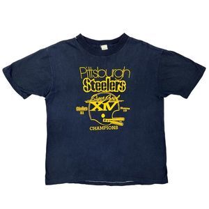 Vintage 80’s Spruce Pittsburgh Steelers Super Bowl XIV Champions Tee